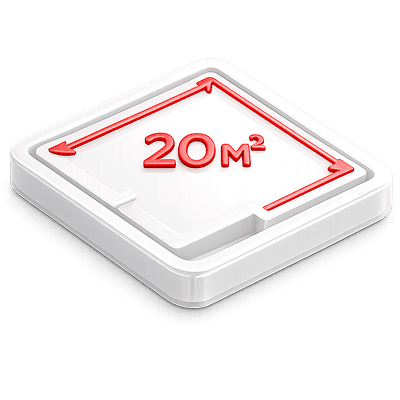 От 20 м2